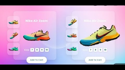 CSS Glassmorphism Product Card Slider UI Design | Html CSS and Javascript