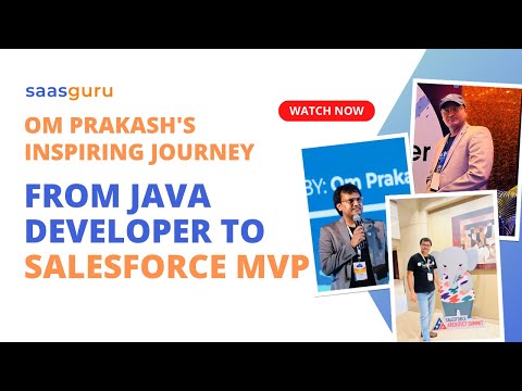 From Java Developer to 🚀 Salesforce MVP: Om Prakash’s Inspiring Journey!