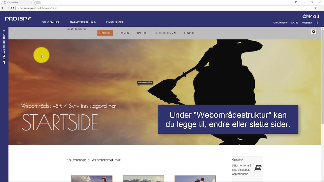 hosted exchange pricing PRO ISP: Hvordan bruke nettsidebyggeren