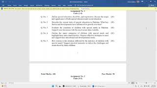 0672code aiou | 0672 assingment Question Paper | Allama Iqbal Open University Spring Semester 2026
