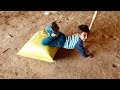 Documentary about life of Iranian nomadic children in tent/construction of nomadic tents in mountain