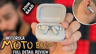 Motorola moto Buds + unboxing & detailed review⚡️46db ANC,wireless charging⚡️Best TWS under 10K