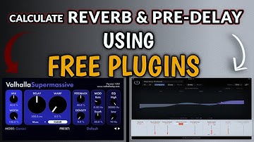 EASILY calculated The PERFECT Reverb and Pre-Delay Time With A FREE PLUGIN⎮NO CALCULATOR REQUIRED