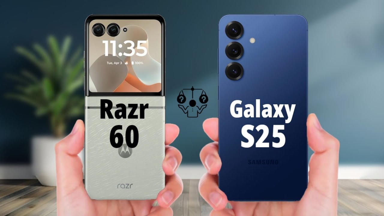 Sasmsung Razor Moto Razr 60 Vs Samsung Galaxy S25 - YouTube