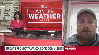 How Ottawa Co. Road Commission plans to clean up the roads amid lake effect snow