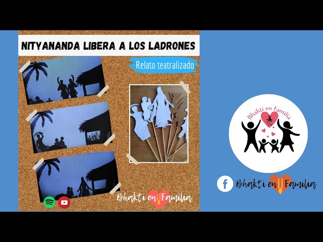 Nityananda libera a los ladrones | Narración de teatro de sombras