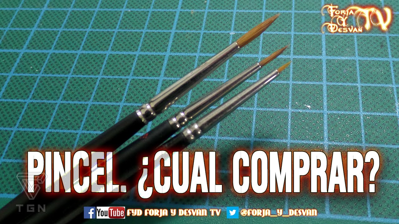 Pinceles para miniaturas y modelismo