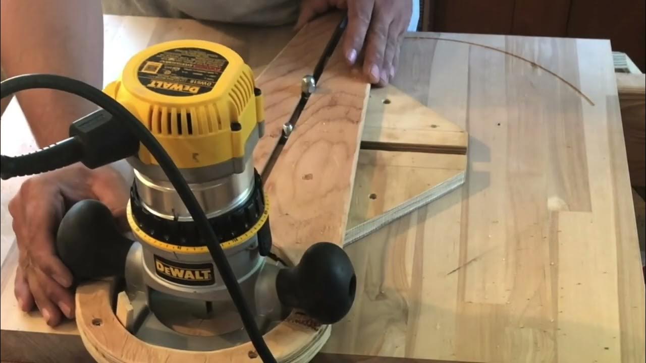 Ellipse Router Jig and Drawing Tool YouTube