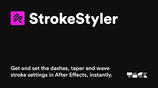 StrokeStyler for After Effects