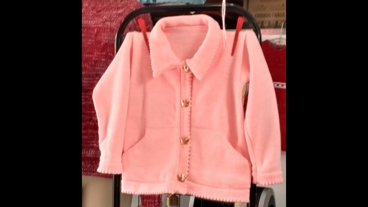 Trico a Máquina-Casaquinho Bolso de Canguru #5 (3/4)