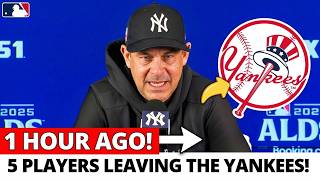 🚨 BREAKING NEWS! YANKEES LOSING 5 PLAYERS? SHOCKING ROSTER SHAKEUP! 🔥