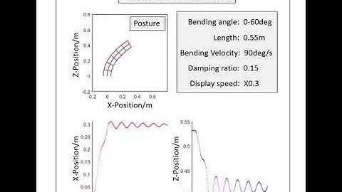 Continuum Robot Modal Dynamics of 1st sention continuum robot