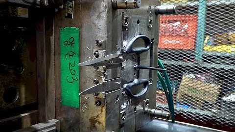 Scissors Mass Production Process. Korean Scissor Technician