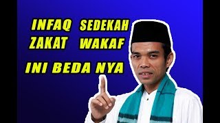 Beda Infaq, Sedekah, Zakat, \u0026 Wakaf || Tanya Jawab Bareng Ust. Abdul Somad