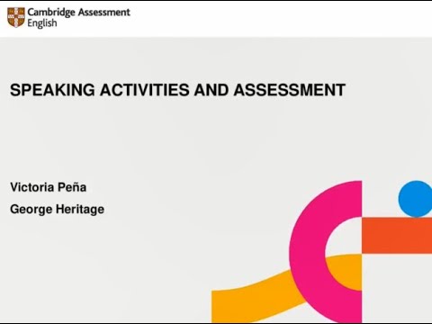 Speaking activities and assessment