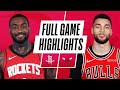 ROCKETS at BULLS | FULL GAME HIGHLIGHTS | December 13, 2020