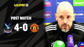 Ten Hag Labels Man United Losing 4-0 Vs Crystal Palace His 