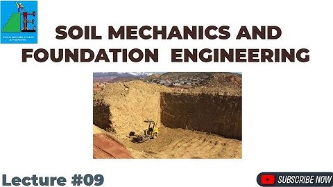 Lecture 9 (Soil Properties), Soil Mechanics