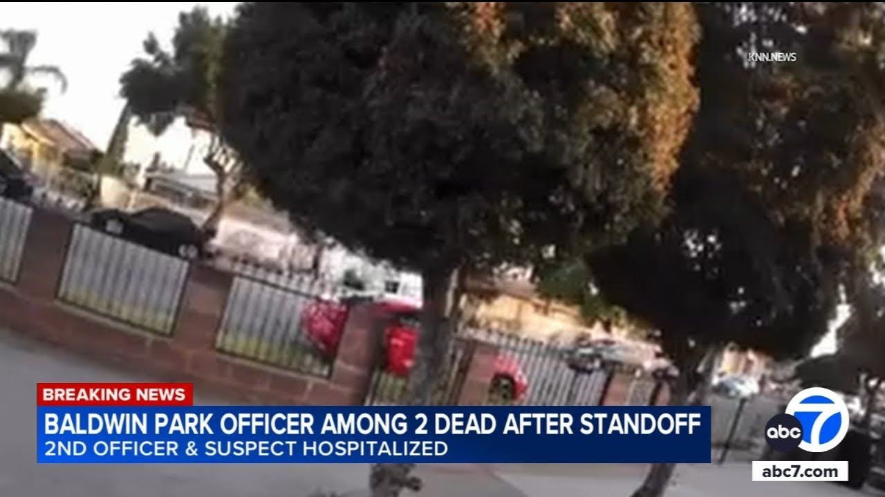 Video captures moment shots ring out in Baldwin Park confrontation that killed police officer
