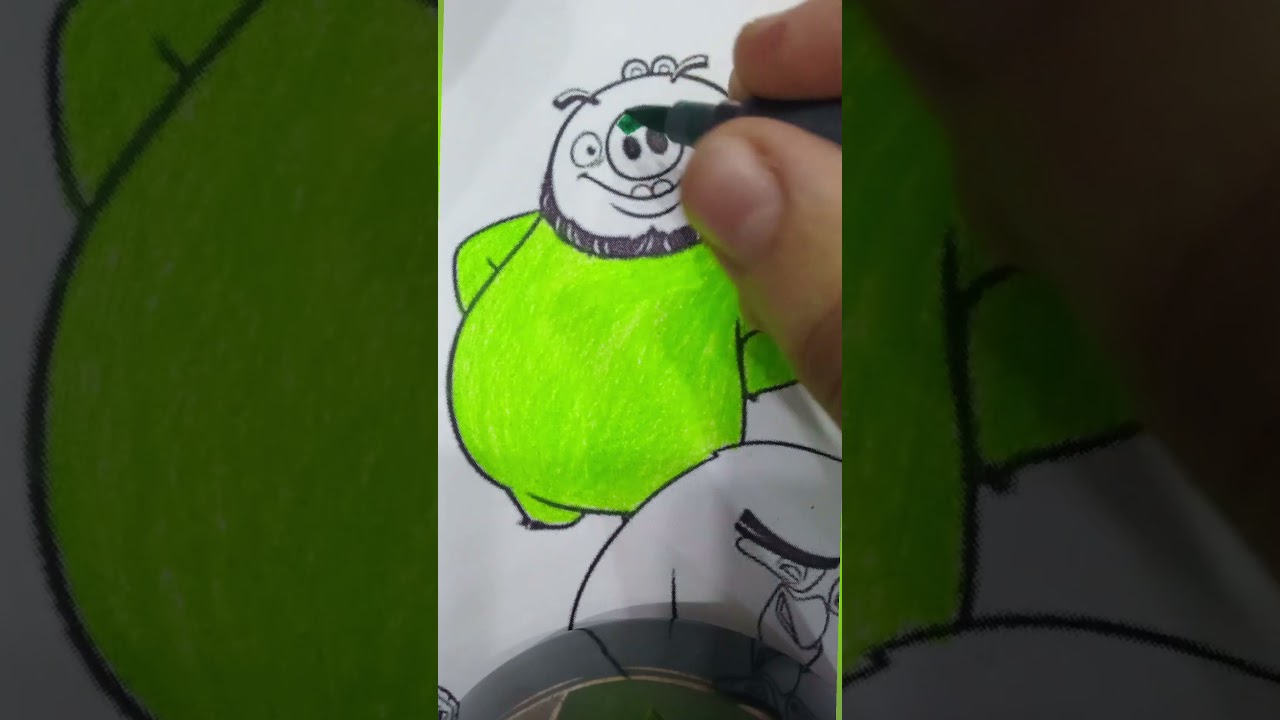 Pig Leonard 😂 from Angry Birds 🤬# like # share # subscribe # Celestial canvas