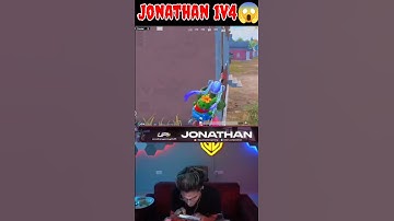 🥶Jonathan 1v4 in Conqueror lobby😱#jonathanshorts #shorts #jonathanlive #jonathan
