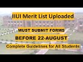 Merit lists of IIUI Fall Admissions 2023 | How to check Merit List | Complete Updates &amp; Guidelines