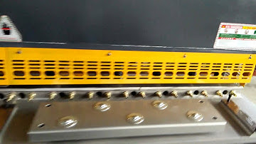 QC12K-6x2500 CNC Hydraulic Shearing Machine with MD11 cnc controller