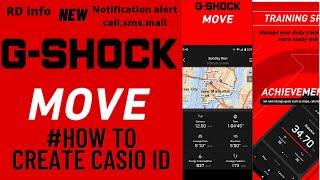 Casio g shock How to create Casio ID (G SHOCK MOVE APP)In Hindi