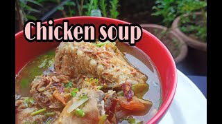 Chicken soup Indian style || sup ayam juadah berbuka puasa