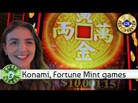 Fortune Mint, Fu Xing Gao Zhao slot machine preview, Konami, G2E 2019 (#G2E2019)