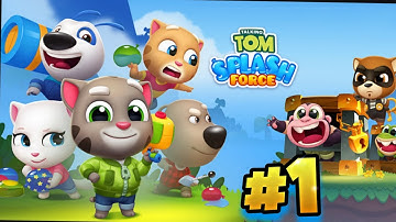 My Talking tom Splash force - Gameplay Ep #1