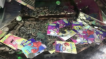 Main Event Arcade - Louisville KY - Spongebob Coin Pusher Part 1