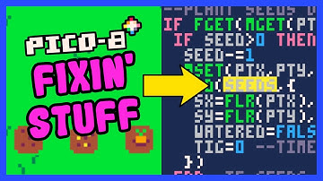 Fixing Code In Our Pico-8 Farming Game! - Code With Me E06
