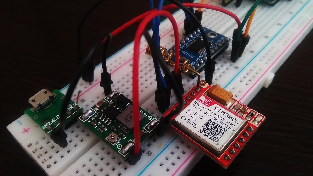 SIM800L. Простой пример на Arduino - YouTube