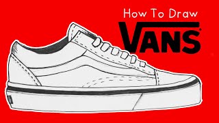 How to Draw Vans Old-School Sneakers 