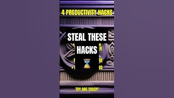 Stop Wasting Time – Try These 4 Hacks! 🚀 #shorts   #stoicism