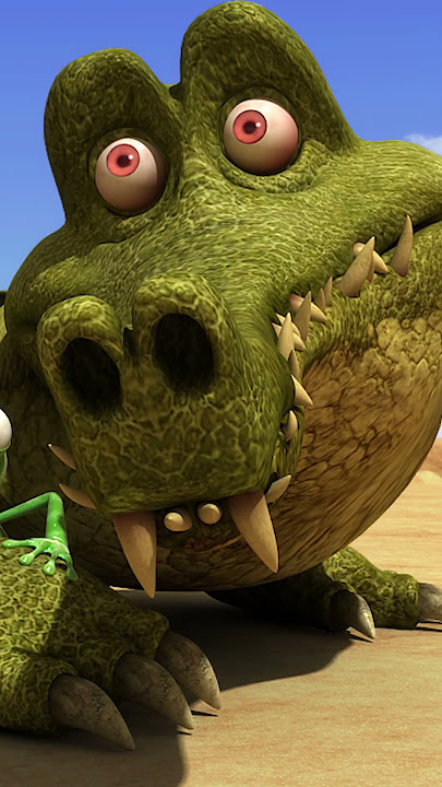 Oscar Makes A Crocodile Friend #oscarsoasis #friends #cartoon