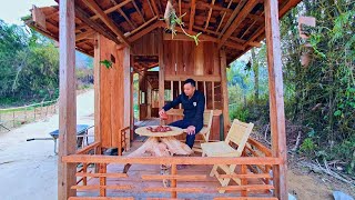 Full Video 350 Days Build Cabin Log : Chicken Coops, Wooden Tables And Chairs, Growing Turmeric
