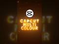 Capcut Multi-Colour Text Tutorial💀🔥!! #edit #shorts