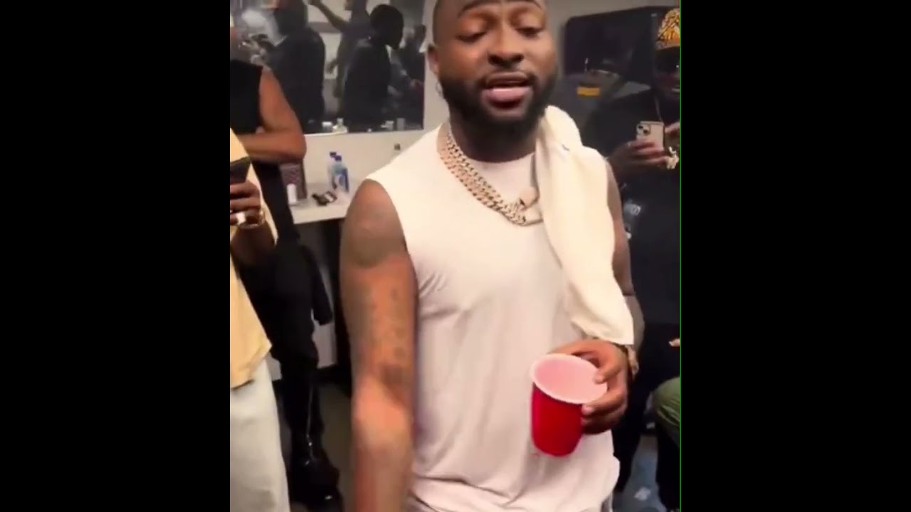 Davido Chilling Outside
