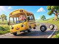 El Autobús Perdió sus Ruedas ¡Se Escaparon! 🚌💨 Canciones Infantiles y Rimas para Niños y Bebés