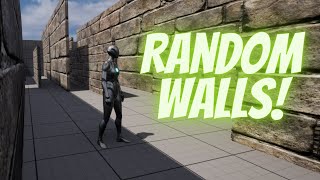 How to make / place Random Walls in Level or Map in Unreal Engine | Unreal Engine 5.1 Tutorial