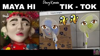 KIPAS ANGIN DAN ONDEL-ONDEL BERNYANYI MAYAHI DAN TIK-TOK -FAN AND ONDEL SINGING MAYA HI AND TIK TOK