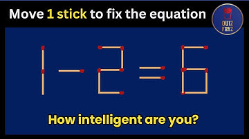 Only 5% can solve these Equations, Can You Solve all? (Matchstick Puzzles) #math #quiz #puzzle