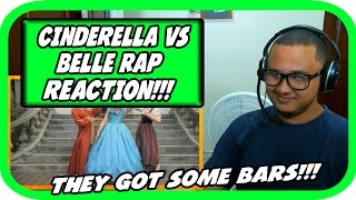 CINDERELLA vs BELLE: Princess Rap Battle (Sarah Michelle Gellar \& Whitney Avalon) REACTION!!!