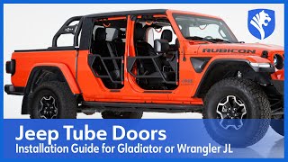 ARE YOU NOT ENTERTAINED? | Tube Doors for Gladiator JT & Wrangler JL | Install Guide | TYGER AUTO