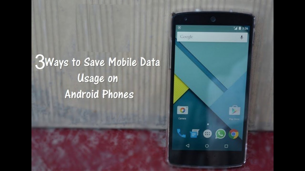 How To Save Mobile Data On Android | Top 3 Tips To Save 50% Mobile Data ...