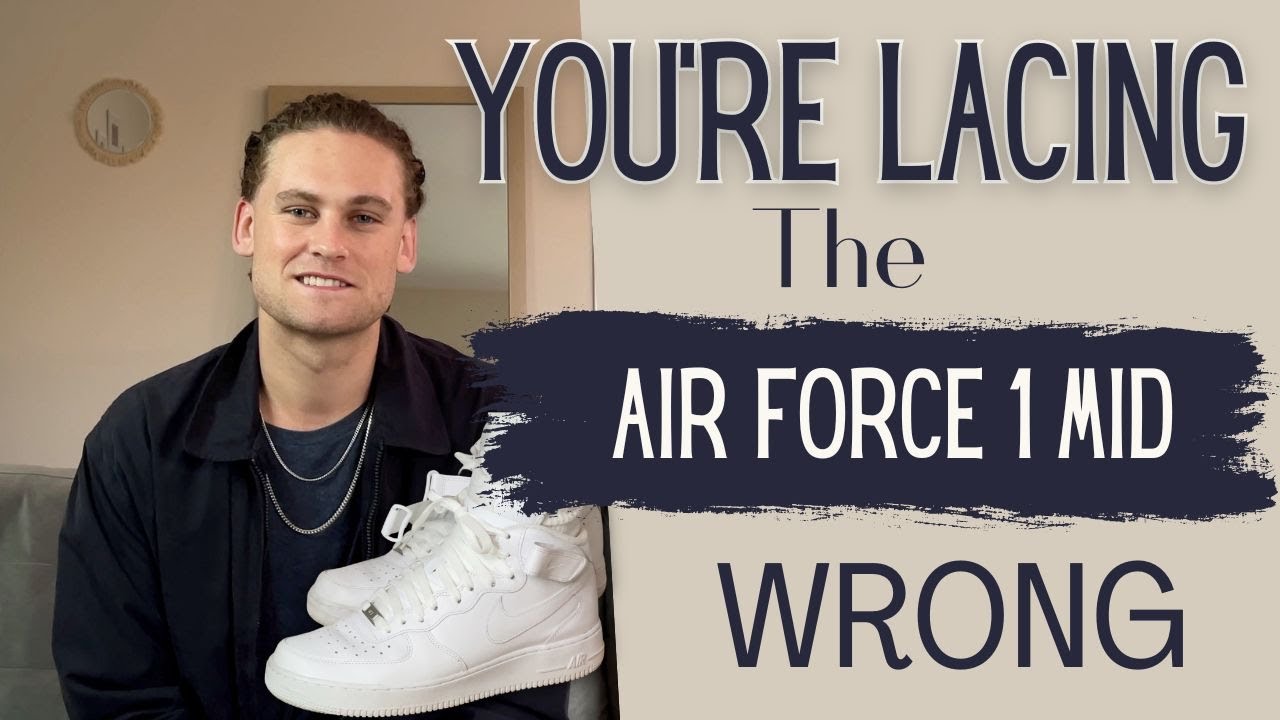 How to Lace AIR FORCE 1 MID