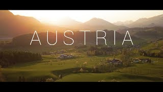 Spring in Austria - aerial view