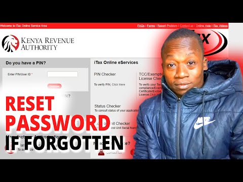 How to Reset KRA itax Password if Forgotten | Kenya Revenue Authority